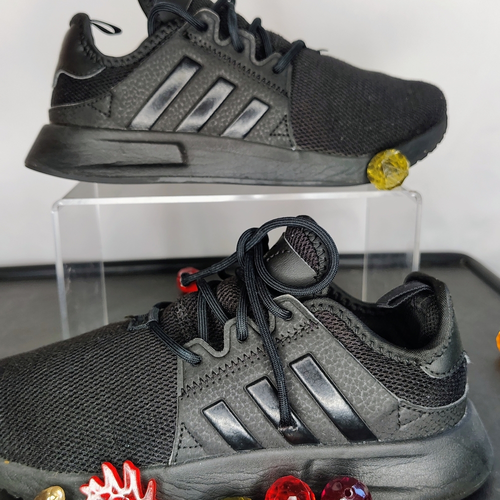 Adidas Kids Black Mesh Sneakers